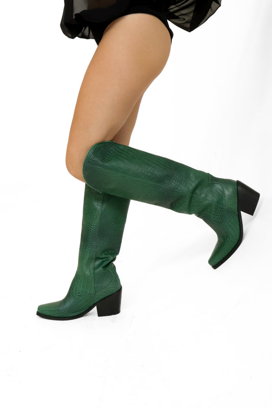 Bota Bruna Verde