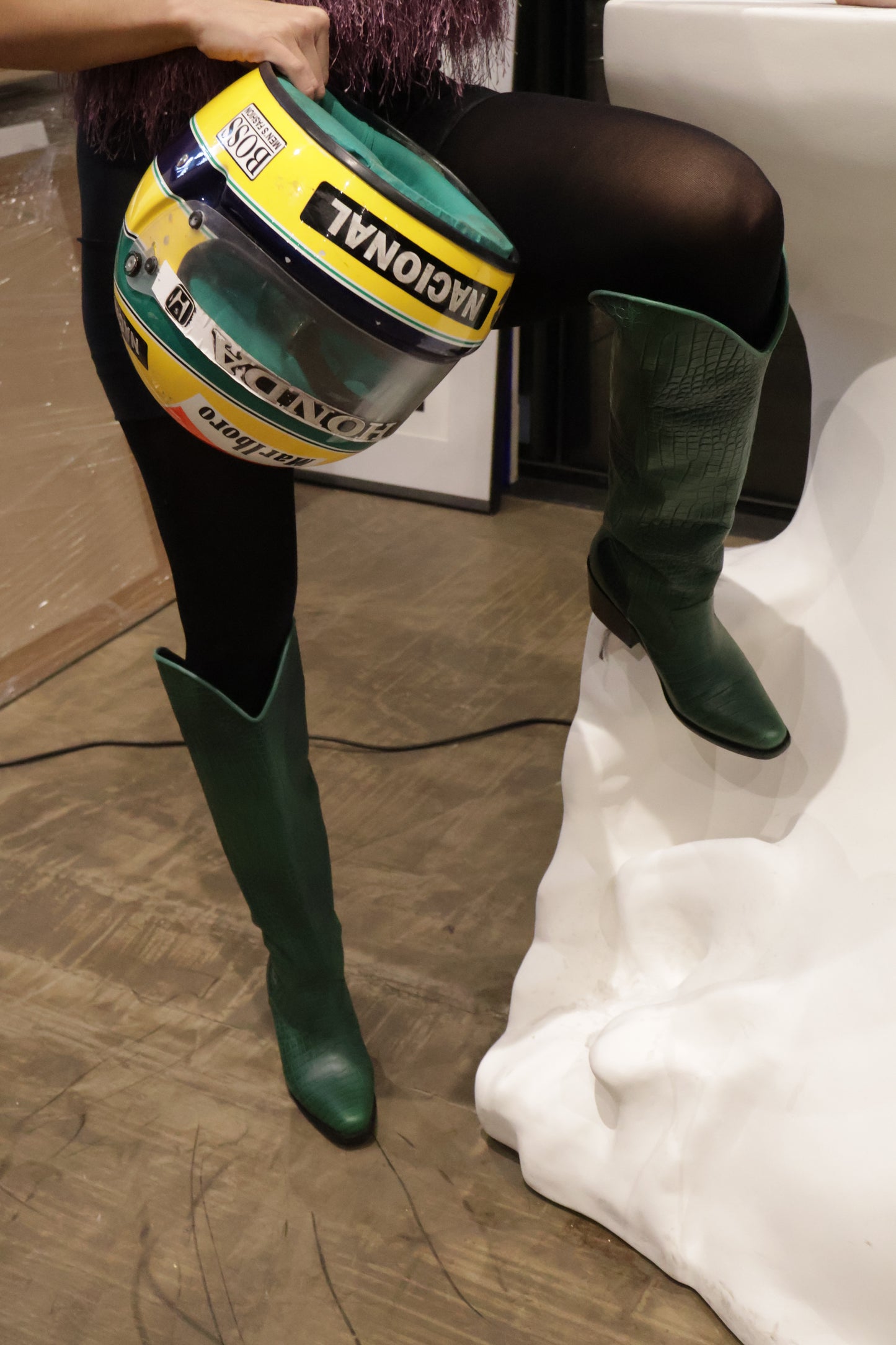 Bota Bruna Verde